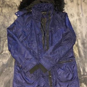Express long puffer jacket